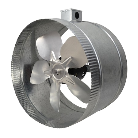 Suncourt Inductor 12" 4-Pole In-Line Booster Duct Fan DB412E